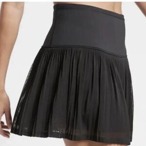 Athleta Black High-Waist A Game Mesh Skort